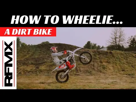 HOW TO DO A WHEELIE on a Dirt Bike