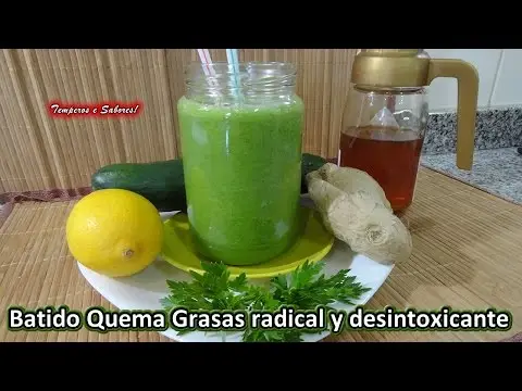 BATIDO QUEMA GRASAS Y REDUCTOR DE PESO radical y desintoxicante