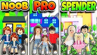 Roblox Noob Vs Pro Vs Robux Spender In Adopt Me Ytread - roblox adopt me roleplay family