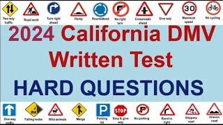 dmv written test questions