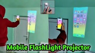 Flashlight video projector