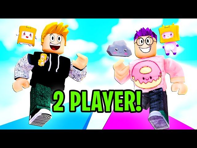 Can We Beat This 2 Player Obby In Roblox Ytread - roblox running in the oofs