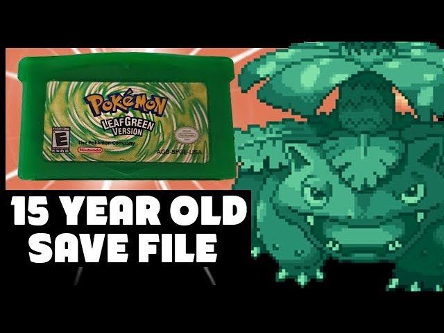 Exploring My 15 Year Old Pokemon Leafgreen Save Ytread