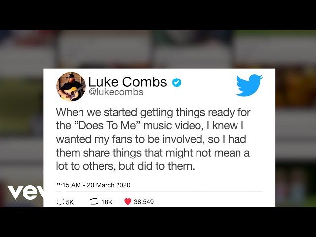 Luke Combs - Does To Me (Official Video) ft. Eric Church