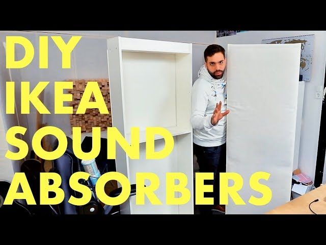 How To Build Acoustic Sound Absorbers Just 30 Diy Ytread - Diy Acoustic Panels Ikea