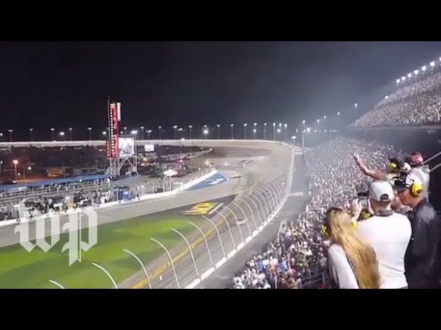 Fans react to NASCAR crash on last lap of Daytona 500