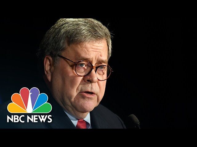 New Calls For Attorney General Barr To Resign | NBC Nightly News