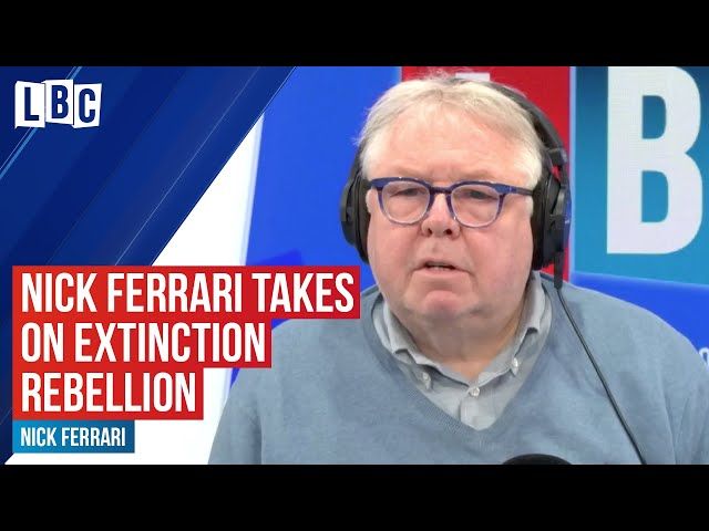 Nick Ferrari takes on Extinction Rebellion for digging up garden outside Home Office