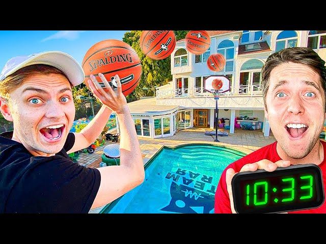 Trick Shot Obstacle Course At Team Rar Mansion Ft Ytread