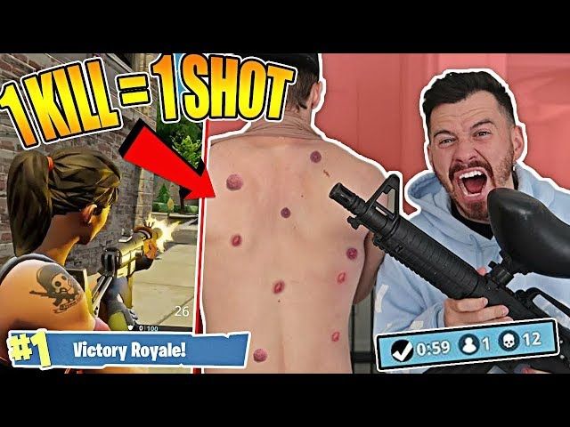 Fortnite Challenge Kill Nobody 1 Kill 1 Shot Bloody Paintball Fortnite Challenge Ytread