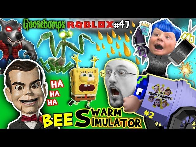 Goosebumps Vs Spongebob In Roblox Fortnite Helps Ytread - fgteev roblox bee swarm