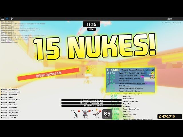 15 Nukes In 1 Game Big Paintball Roblox Ytread - paintball roblox game