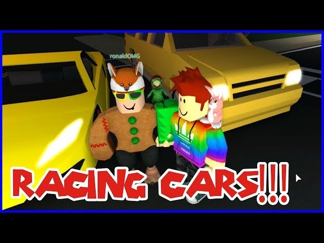 Racing Street Cars In Roblox With Ronaldomg Ytread - ronald omg youtube roblox