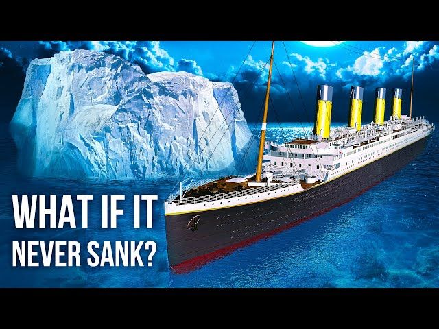 What If Titanic Escaped The Iceberg At The Last Ytread - roblox titanic sinks in a minute