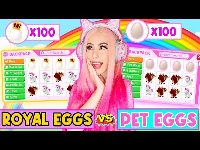 100 Pet Eggs Vs 100 Royale Eggs Which Hatches The Ytread - i got a legendary on roblox ask people