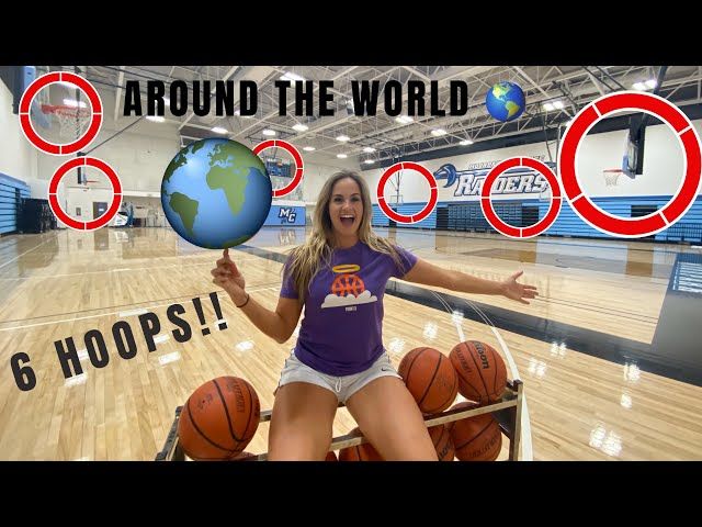 AROUND THE WORLD BASKETBALL CHALLENGE!!  *6 HOOPS*