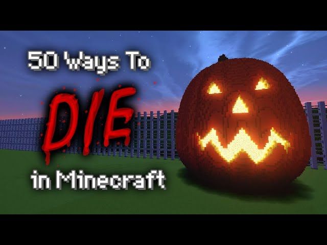 50 Ways To Die In Minecraft On Halloween Ytread - 50 ways to die in roblox 2