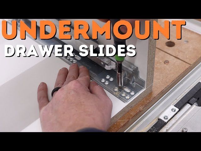 blum undermount drawer slides installation