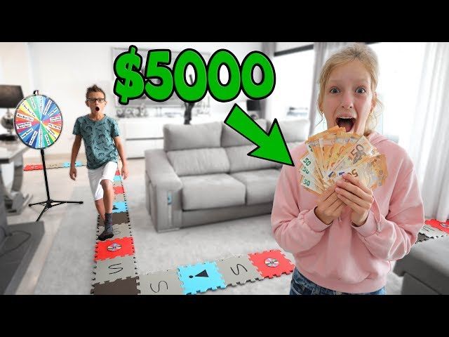 GIANT BOARD GAME!!! The Winner Gets $5000!!!