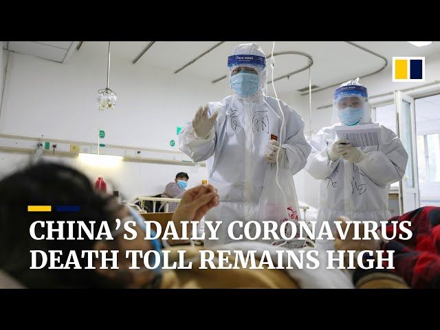 China�s daily coronavirus death toll remains high but infections dip