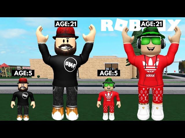 Growing Up From Age 5 To Age 21 In Roblox Ytread - what is the order to growing up roblox age 16