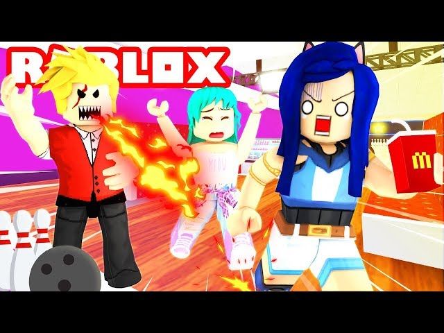 EVIL BOSS LOCKS US IN! WE MUST ESCAPE THE BOWLING ALLEY IN ROBLOX!