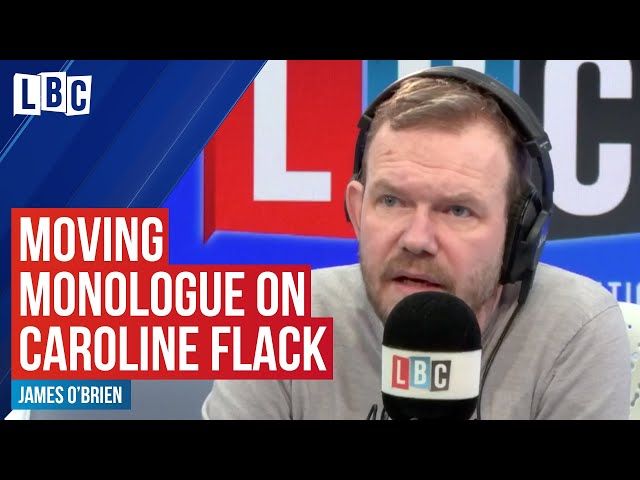 Caroline Flack: James O'Brien's moving monologue about the effects of tabloids and trolls
