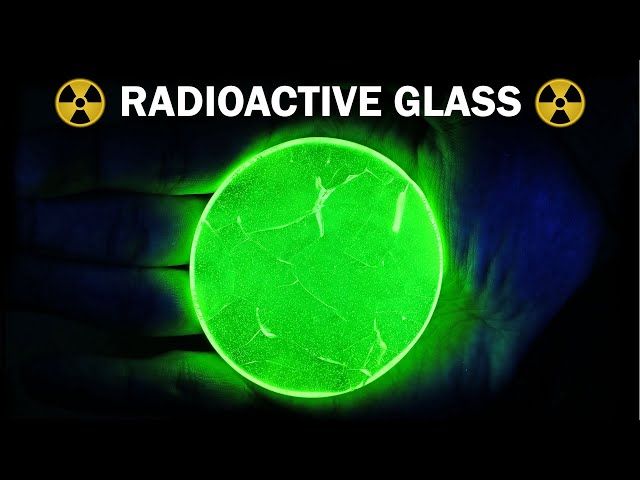 Making radioactive uranium glass