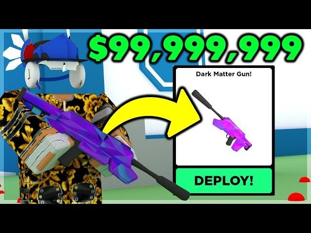 Buying The Dark Matter Gun For 99999999 And Its Op Ytread - roblox big paintball best guns