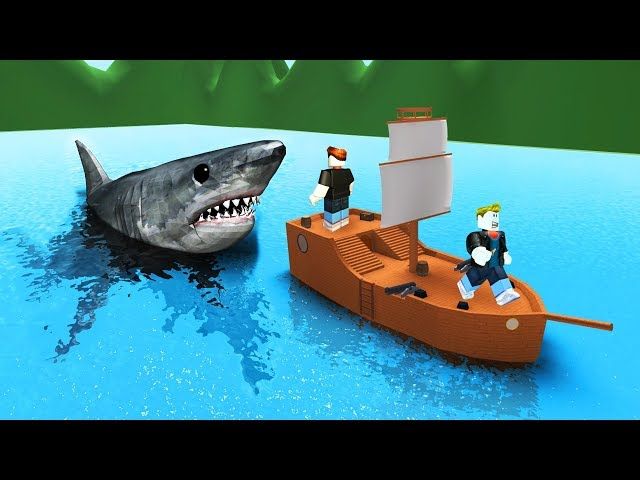 Crazy Survive The Shark Attack Roblox Ytread - shark attack roblox game