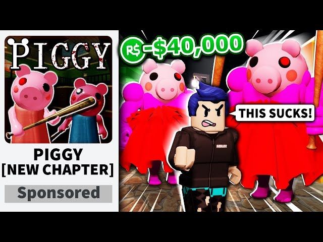 I Made A Fake Roblox Piggy Game Ytread - dennis daly playing roblox