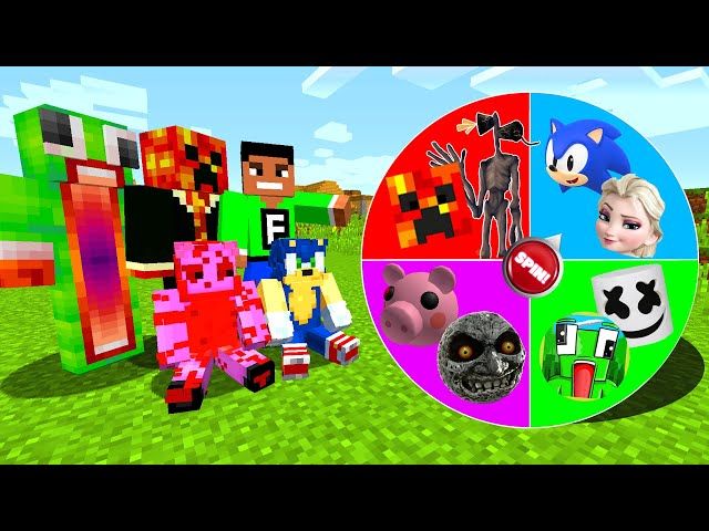 Minecraft Pe Do Not Spin The Mystery Wheel Sonic Ytread - roblox piggy spin the wheel