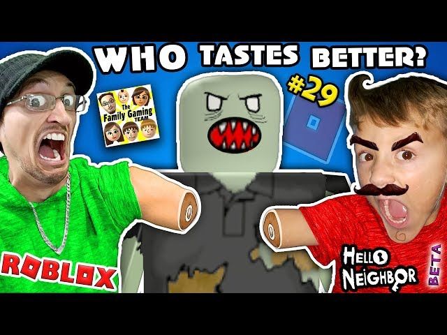 Who Tastes Better Roblox 29 Zombie Rush Hello Ytread - videos of fgteev playing roblox