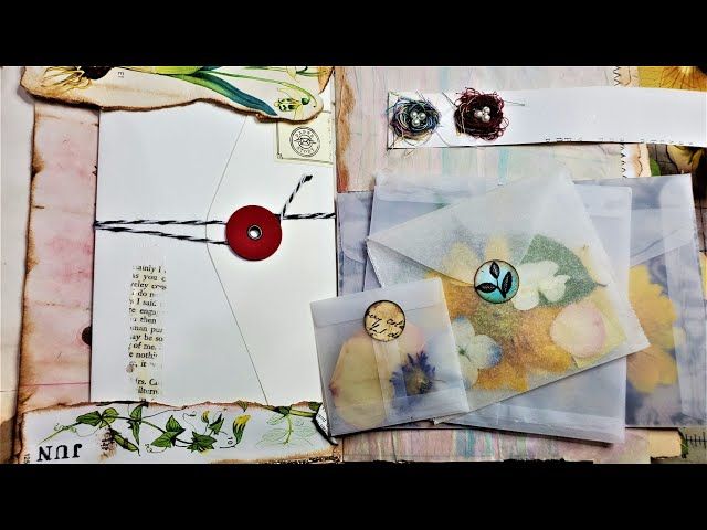 Junk Journal 3 Easy Tips! Bird's Nest, Tape Trick & Dried Flower Bags! Tutorial!The Paper Outpost!