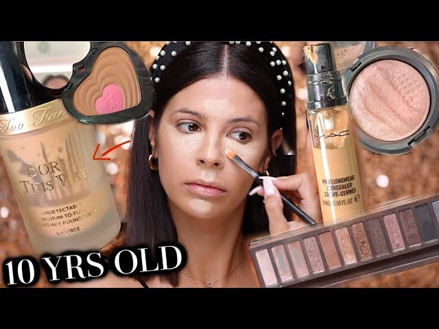 FULL FACE USING THE OLDEST MAKEUP I OWN!! 10 YEARS EXPIRED!!