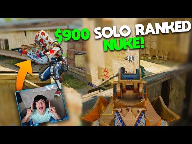 this GUN got SECRETLY BUFFED and it's INSANE! (Solo Ranked Nuke with $900 Skin)