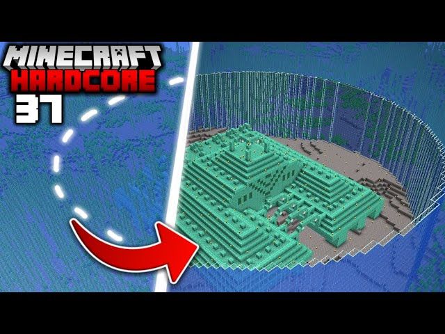 I Drained An Ocean Monument In Minecraft Hardcore Ytread