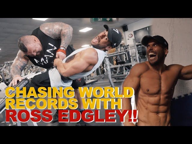 HUMAN DUMBBELL ROWS WITH WORLDS FITTEST MAN! ROSS EDGLEY