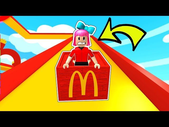 Roblox Sliding Down 888888888 Feet In Mcdonalds Ytread - escape the happy meal roblox