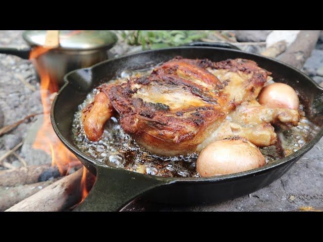 Amazing Whole Fried Chicken | Jamaica Outdoor Cooking | Inspired by Almazankitchen