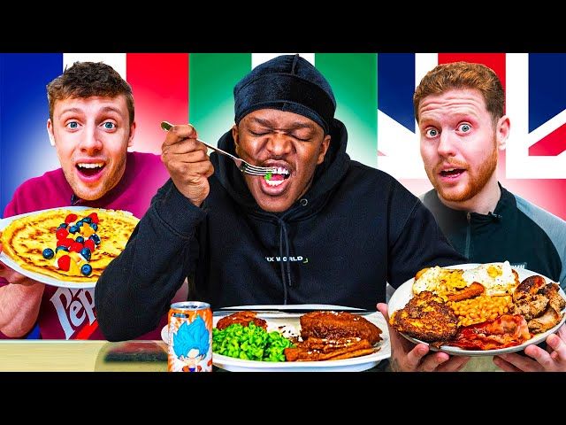 sidemen eat food from different countries 24 hours ytread