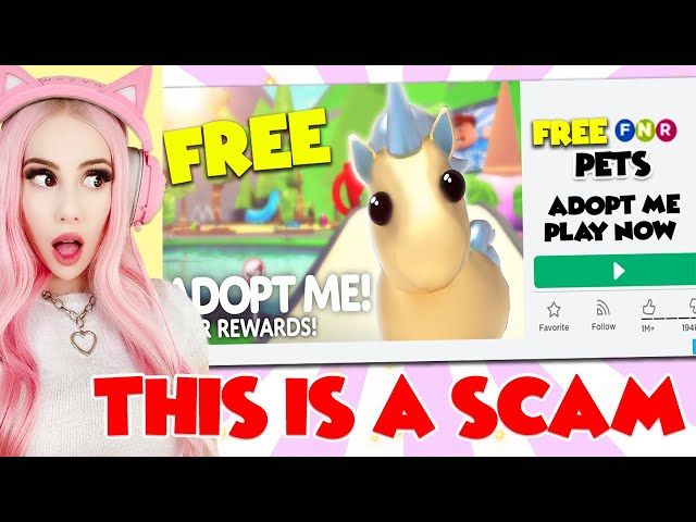I Played Fake Adopt Me Games That Try To Scam You Ytread - what to do if someone scam you roblox