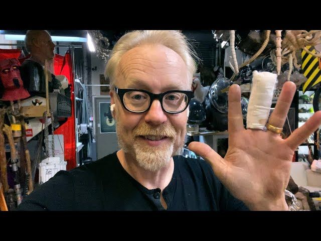 Adam Savage Explains His Scary Hand Injury!