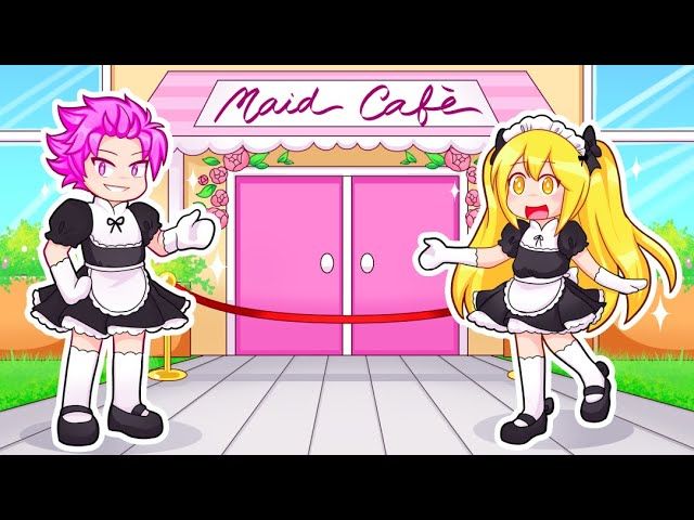 The Squad Opens Their Own Maid Cafe In Roblox Ytread - roblox e girl factory