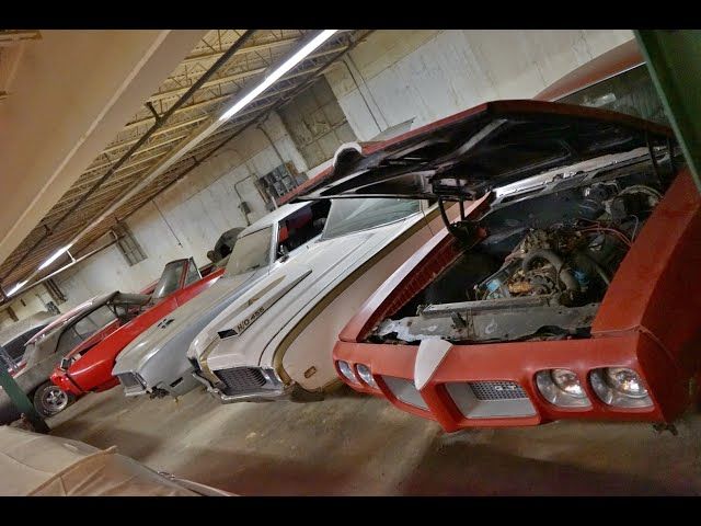 Rare GM Muscle Cars stashed in Old Furniture Factory Basement!