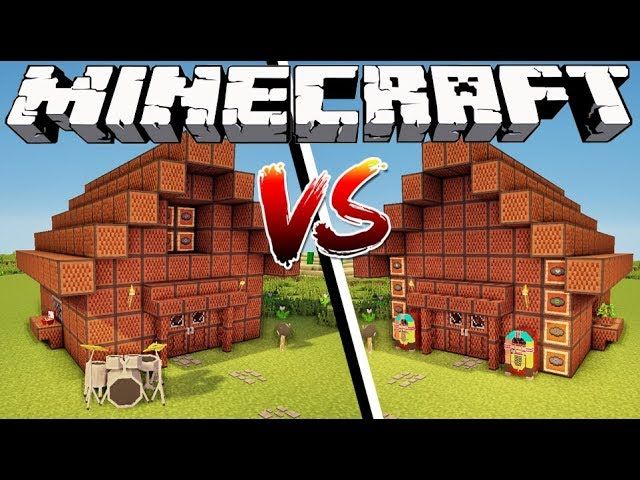 Note Block House Vs Jukebox House Minecraft Ytread