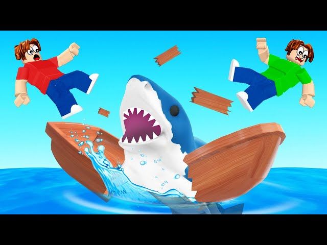Surviving A Shark Attack Simulator Roblox Ytread - roblox shark attack
