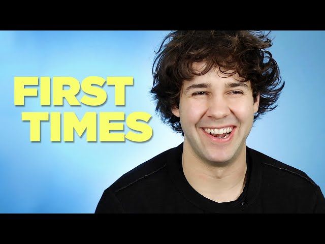 David Dobrik Tells Us About His First Times