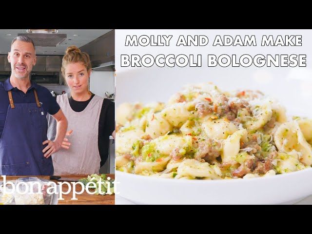 Molly and Adam Make Broccoli Bolognese | From the Test Kitchen | Bon App�tit