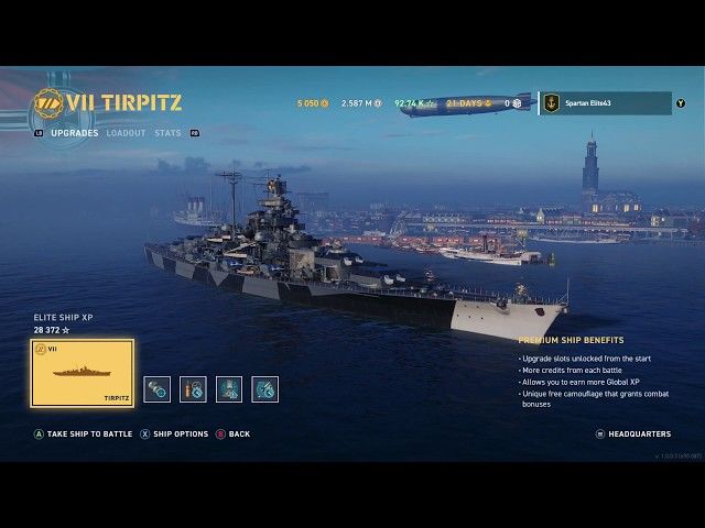 elite ships world of warships